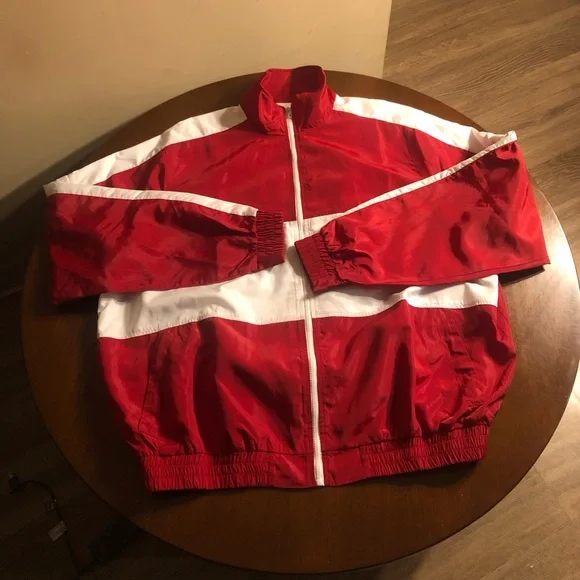 NWT Fashion Nova Brooklyn Track Set - Red/White XXL - Picture 2 of 14